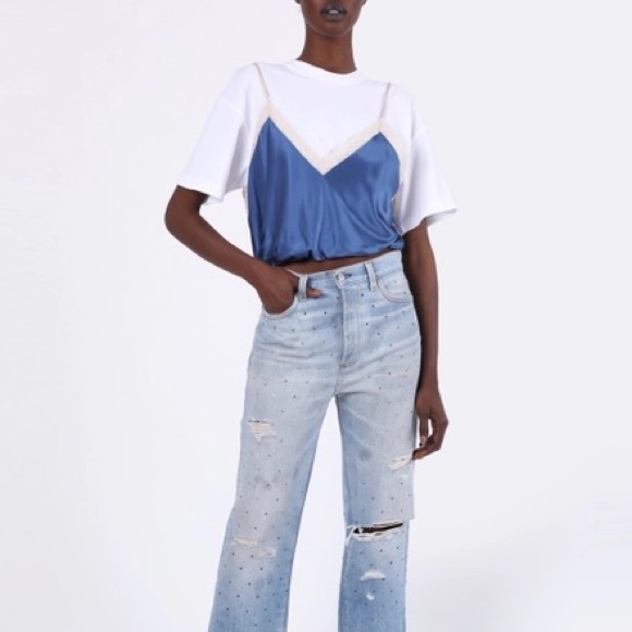 AW Alexander Wang silk crop top - Picture 2 of 3